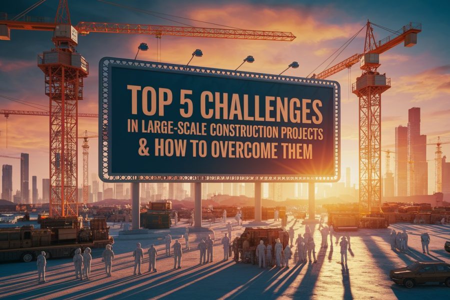 Top 5 Challenges in Large-Scale Construction Projects & How to Solve Them